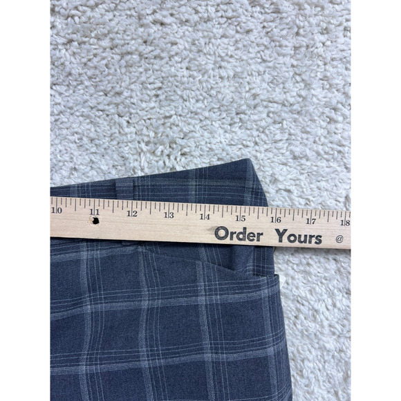 Talbots Dress Pants Womens Size 6 Gray Plaid Mid Rise Career - Picture 6 of 11